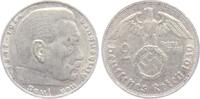 Drittes Reich 2 Reichsmark 1939 G Hindenburg ss/vz 18.42 US$  +  11.49 US$ shipping