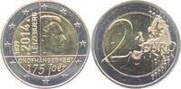 Luxemburg 2 Euro 2014 175 Jahre Unabh&auml;ngikeit bankfrisch - bfr. 4.56 US$  +  8.03 US$ shipping