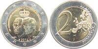 Luxemburg 2 Euro 2014 50. Jahrestag der Thronbesteigung bankfrisch - bfr.