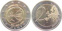 Niederlande 2 Euro 2009 WWO - W&auml;hrungsunion - Strichm&auml;nnchen bankfrisch 11.56 US$  +  8.07 US$ shipping