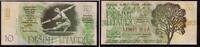 Litauen 10 Lati Banknote Litauen - 10 Lati - 1991 - Olympische Spiele - Balken - Baum -