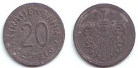 Leipzig 20 Pfennig Privates Notgeld - Straßenbahn -