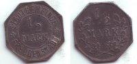 1/2 Mark ohne Angabe Freudenstadt Notgeld der Stadt Freudenstadt - 1/2 Mark ss-vz min. korr.