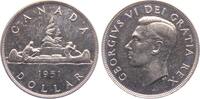 Kanada 1 Dollar Indianer im Kanu - König George VI. -