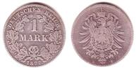 Kaiserreich 1 Mark 1877 B 1 Silbermark - kleiner Adler s/ss 41.06 US$  zzgl. 6.98 US$ Versand