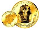Fiji 10 Dollar Goldmaske von Pharao Tut Ench Amun -