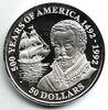 Cook-Inseln 50 Dollar 500 Jahre Amerika - Sir Francis Drake - Schiffe -