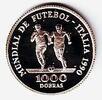 St. Thome & Principe 1000 Dobras Fussball WM 1990 in Italien - Spieler -