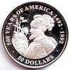 Cook-Inseln 50 Dollar 500 Jahre Amerika - Vasco Nunez de Balboa -