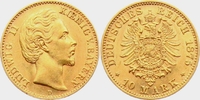 Bayern 10 Mark König Ludwig II. von Bayern (1864-1886)