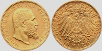 Württemberg 10 Mark König Wilhelm II. von Württemberg (1891-1918)