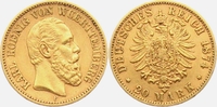 Württemberg 20 Mark König Karl von Württemberg (1864-1891)
