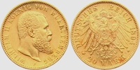 Württemberg 20 Mark König Wilhelm II. von Württemberg (1891-1918)