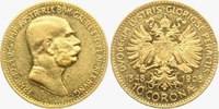 Österreich 10 Kronen/ Corona 60.jähriges Regierungsjubiläum