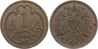 1 Heller 1899 Österreich/Ungarn Kaiser Franz Joseph I. f.st