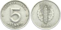 DDR 5 Pfennig 5 Pfennig - Ähre und Zahnrad -