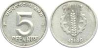 DDR 5 Pfennig 5 Pfennig - Ähre und Zahnrad -