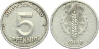 DDR 5 Pfennig 5 Pfennig - Ähre und Zahnrad -