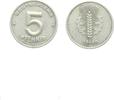 DDR 5 Pfennig 5 Pfennig - Ähre und Zahnrad -