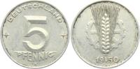 DDR 5 Pfennig 5 Pfennig - Ähre und Zahnrad -