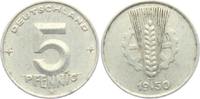 DDR 5 Pfennig 5 Pfennig - Ähre und Zahnrad -