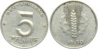 DDR 5 Pfennig 5 Pfennig - Ähre und Zahnrad -