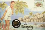 Seychellen 10 Cents auf Numisbrief Numisbrief Seychellen - Fische - Vögel -