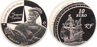 Frankreich 10 Euro La Grande Hermine - Jacques Cartier - Entdecker - Segelschiffe -