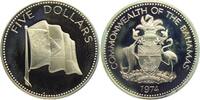 Bahamas 5 Dollars Nationalflagge -
