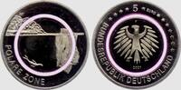 Deutschland - BRD 5 Euro Klimazonen der Erde - Polare Zone - Robbe - violetter Polymerring -