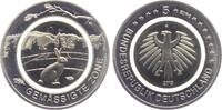 Deutschland - BRD 5 Euro gemäßigte Zone - Hase - Prägebuchstabe F -