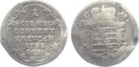 Sachsen - Meiningen 1 Kreuzer Carl (1775 - 1782) -