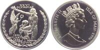 1 Crown - 25 Pence 1996 Isle of Man Olympische Spiele 1996 in Atlanta - Rad-Rennsport - Radrennen PL - Proof like