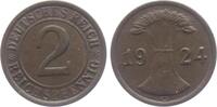 Weimarer Republik 2 Reichspfennig 2 Reichspfennig - mit Ährenbndel -