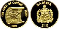Samoa 10 Dollars Schatzkarte - Piratengold von Captain Flint -