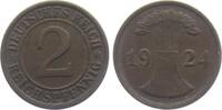 Weimarer Republik 2 Reichspfennig 2 Reichspfennig - mit Ährenbündel -