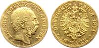 Sachsen 10 Mark König Albert von Sachsen -