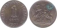 Trinidad & Tobago 1 Cent Wappen - Vögel -
