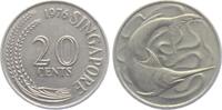 Singapur 20 Cents Schwertfisch - Meerestiere - Fische - Merlin -