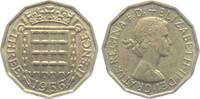 Großbritannien 3 Pence Elisabeth II. (1952-2022) -