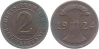 Weimarer Republik 2 Reichspfennig 2 Reichspfennig - mit Ährenbündel -