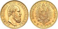 Württemberg - Kaissereich 5 Mark Karl von Württemberg (1864-1891) -