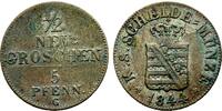 Sachsen 1/2 Neugroschen Friedrich August II. (1836-1854) -