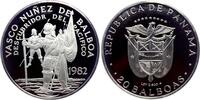 Panama 20 Balboas Vasco Nunez de Balboa mit Flagge -