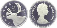 Kanada 25 Cents Elch - Tiere -