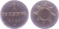 Frankfurt 1 Pfennig - Judenpfennig Judenpfennig - Sonne -