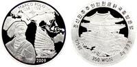 Korea - Nordkorea 350 Won Marco Polo - Segelschiff - 1/5 Unze -