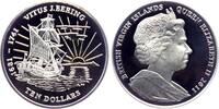 Jungferninseln - BVI 10 Dollars Segelschiff - Vitus J. Bering -