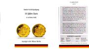 Deutschland Goldmedaille 10 Jahre Euro -