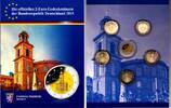 Deutschland 5x 2 Euro im Folder Paulskirche FRankfurt - Komplett-Satz (ADFGJ) -